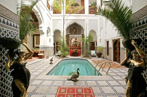 Auf dem Foto ist das Objekt Riad & Spa Esprit Du Maroc in der Stadt Marrakesch zu sehen.