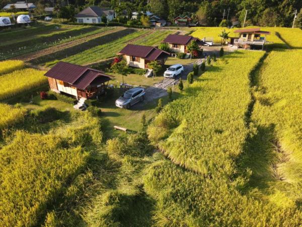The photo shows the เสาวลักษณ์ บ้านพัก located in the city of Ban Yang.