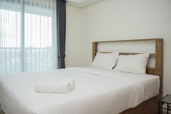 På bilden syns objektet Nice and Homey Studio at Bintaro Embarcadero Apartment By Travelio som ligger i staden Pondokpucung.