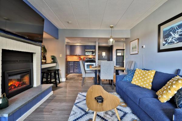 På billedet ses objektet Mountain Green Condo 1C7 The Cozy Den condo beliggende i byen Killington.
