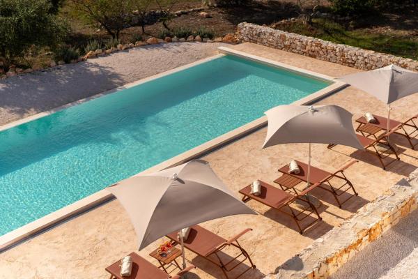 A la foto es mostra l'objecte Villa Siede la Terra situat a la ciutat de Ostuni.
