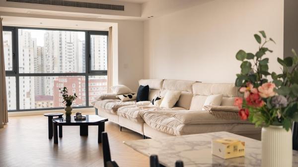 Eastern Hub - Bund Branch Quality Renovated Luxury 3Bedroom, Spacious Living Room Fully Equipped Haiyue Garden, Szanghaj