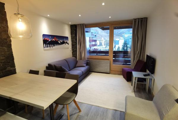 På billedet ses objektet MyHome - Curling A3 15 - Très beau 2 pièces 4pax skis aux pieds - Val Claret beliggende i byen Tignes.