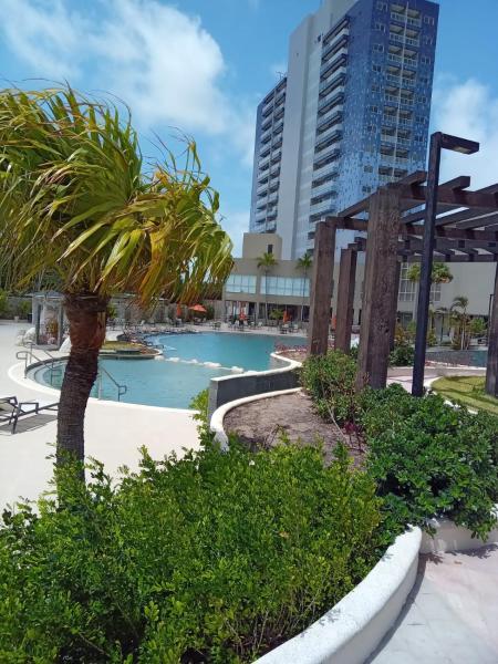 Na zdjęciu widoczny jest obiekt Apartamento Aqualand Resort Salinas położony w mieście Salinópolis.