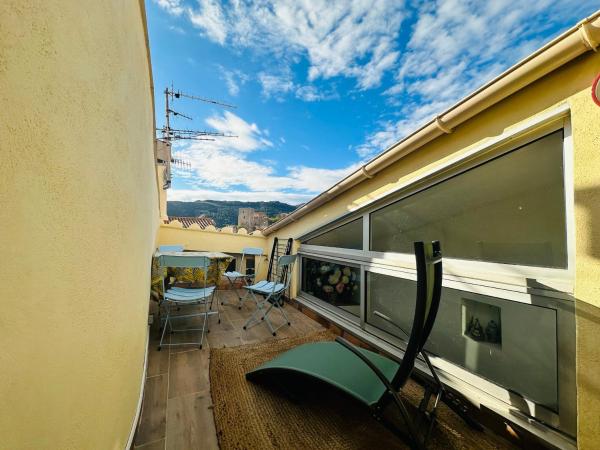 A la foto es mostra l'objecte Collioure: Duplex charmant, proche plage, terrasse, WiFi - FR-1-309-481 situat a la ciutat de Cotlliure.