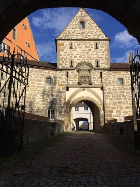 A la foto es mostra l'objecte Ferienwohnung im Schloss Obersontheim situat a la ciutat de Bühlertann.