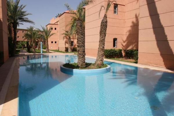 Na fotografii je vidět objekt Riad Saif piscine palmeraie nacházející se ve městě Marakéš.