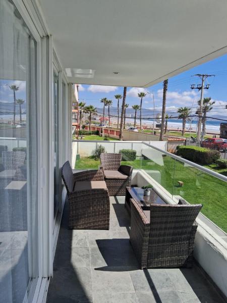 På bildet vises objektet Hermosa Vista al Mar, departamento full equipado Edificio Neohaus La Serena 2D2B1E som ligger i byen La Serena.