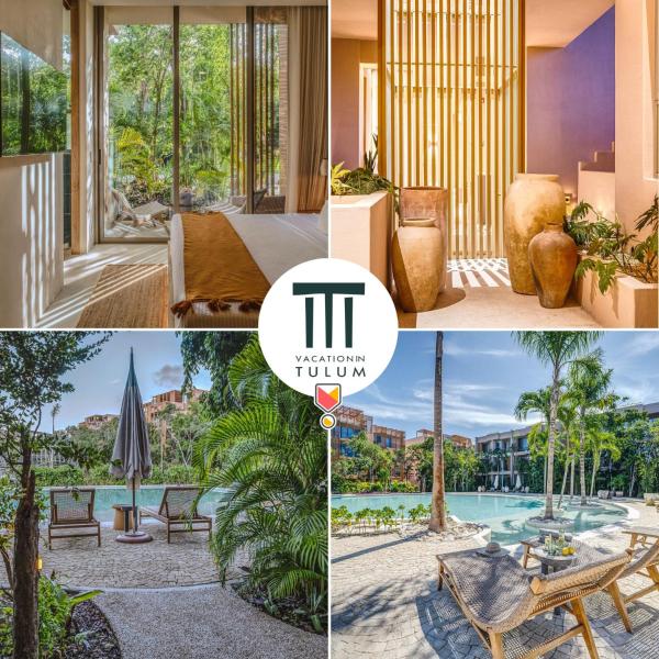 Na zdjęciu widoczny jest obiekt Magic Loft with Yoga Classes, Pool, Gym, Fast WiFi położony w mieście Tulum.