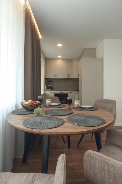 På billedet ses objektet Cozy appartment in Telsiai centre beliggende i byen Kalnėnai.