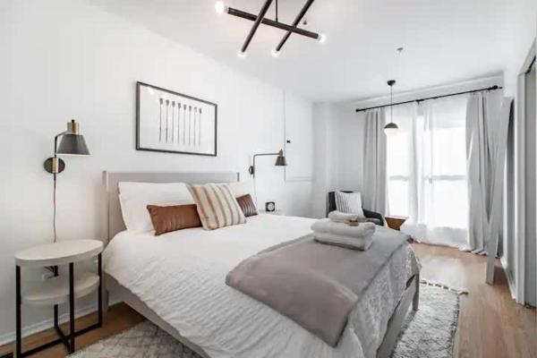 En la foto se muestra el objeto Cute 1Bed Loft at The Foundry - Steps to Riverside ubicado en la ciudad de The Angle.