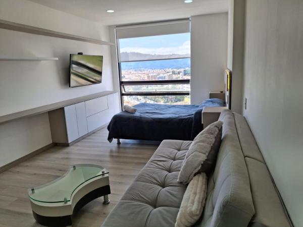 A la foto es mostra l'objecte Aparta estudio en Chia con la mejor vista situat a la ciutat de Chía.