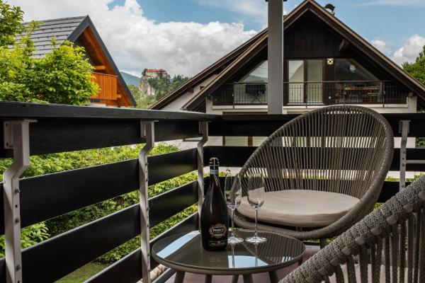 En la foto se muestra el objeto Apartments Villa AnnaMaria ubicado en la ciudad de Bled.