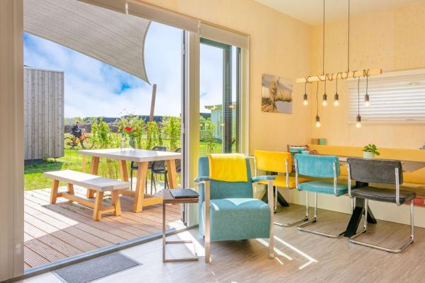 På billedet ses objektet Lucky Bay - Ecohuisjes Terschelling beliggende i byen Midsland.