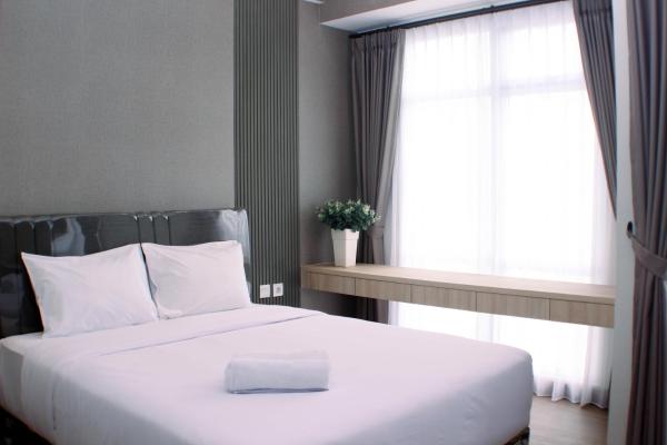 A la foto es mostra l'objecte Modern Look and Restful Studio at 32th Floor Vasanta Innopark Apartment By Travelio situat a la ciutat de Cibuntu.
