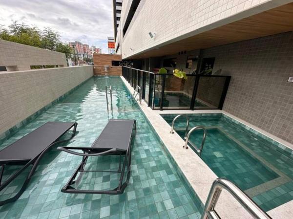 A la foto es mostra l'objecte Apartamento quarto e sala a 260m da Praia situat a la ciutat de Maceió.