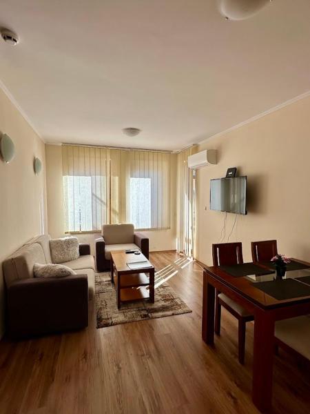 A la foto es mostra l'objecte Cozy Mountain Apartment situat a la ciutat de Bansko.