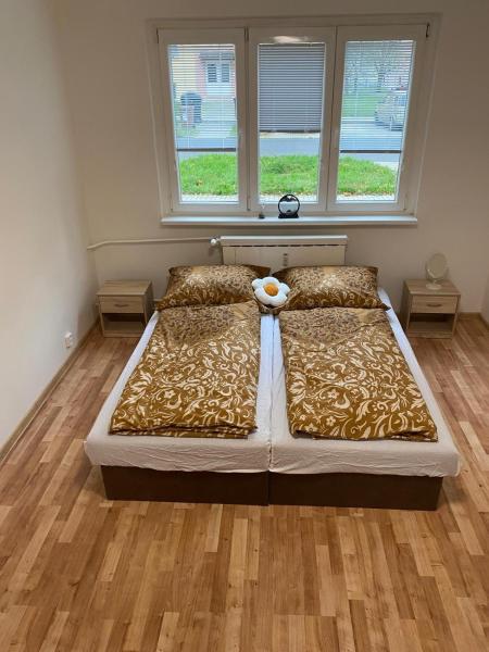 На фото показан объект Apartmán ve městě Ostrov pro 3 osoby, расположенный в городе Остров.