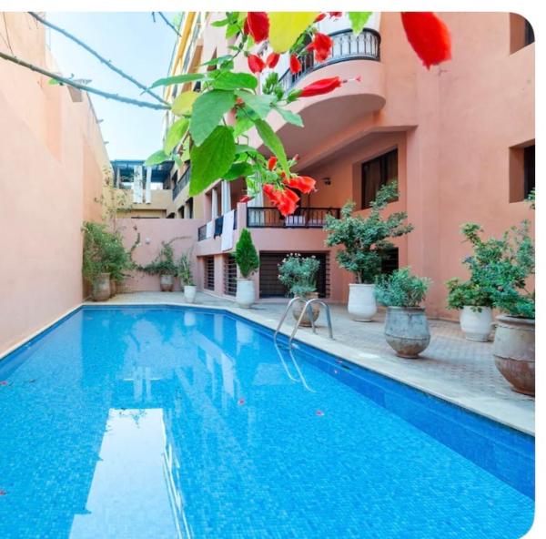 A la foto es mostra l'objecte Appart cosy centre-ville piscine et terrasse situat a la ciutat de Marràqueix.