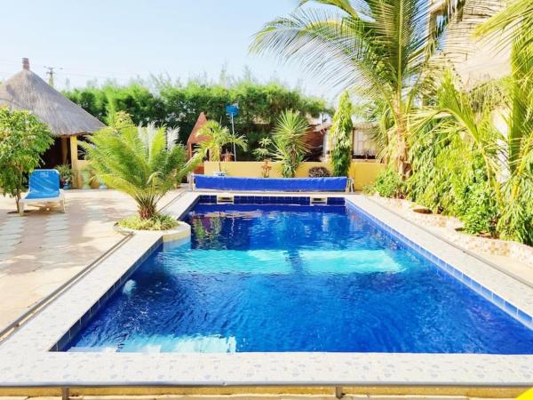 Auf dem Foto ist das Objekt Magnifique villa avec piscine a Mbour in der Stadt M'bour zu sehen.