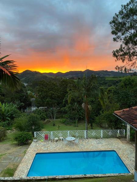 A la foto es mostra l'objecte Suite Na Chácara da Casa Azul situat a la ciutat de Socorro.