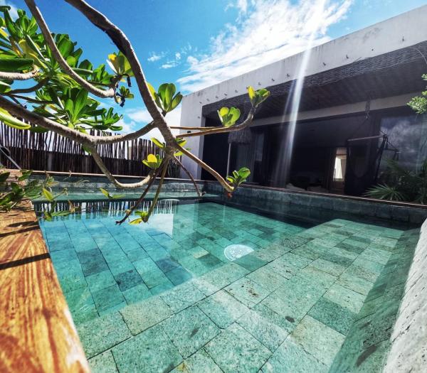 Na zdjęciu widoczny jest obiekt Hermoso Penthouse en Aldea Zamá 3Bedromm położony w mieście Tulum.