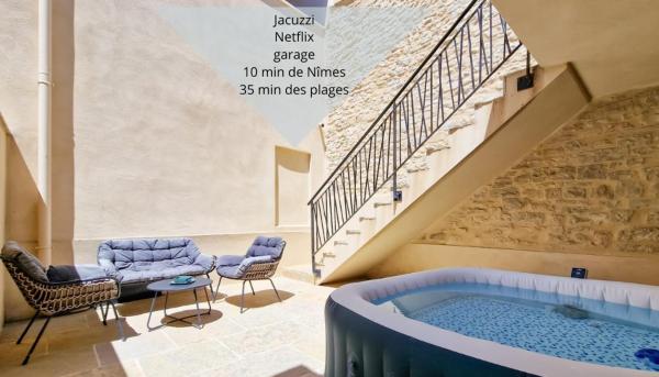 A la foto es mostra l'objecte Maison de ville, Jacuzzi,garage situat a la ciutat de Aubord.