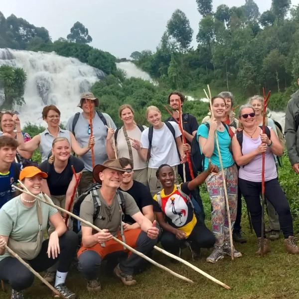 På billedet ses objektet Blue Star Homestay beliggende i byen Sironko.