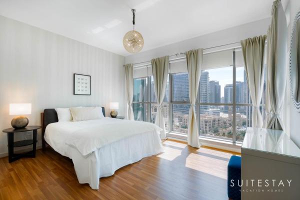 Na zdjęciu widoczny jest obiekt One Bed with Burj Khalifa View położony w mieście Dubaj.