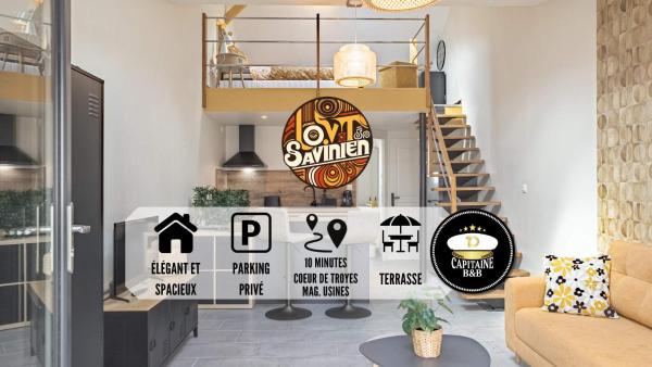 Le Loft Savinien - Proche Troyes - 2 Pers - Sainte-Savine