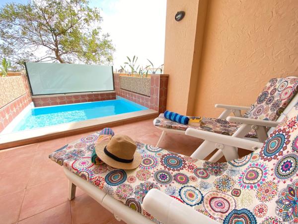 Kuvassa näkyy kohde Lujoso Apartamento en el tranquilo Resort Hacienda del Alamo, joka sijaitsee kaupungissa Murcia.