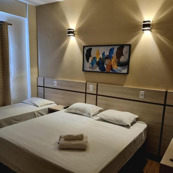 A la foto es mostra l'objecte Hotel Maria da Fé situat a la ciutat de Aparecida.