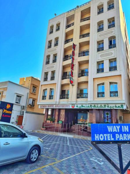 På bildet vises objektet Azaiba Hotel Apartments som ligger i byen Muscat.