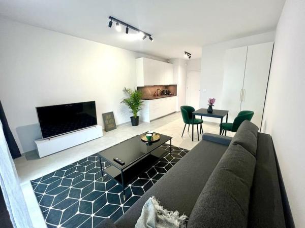 A la foto es mostra l'objecte New 69 Apartment Szybowcowa centre Katowice free parking situat a la ciutat de Katowice.