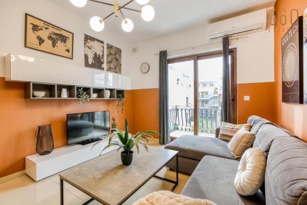 Stylish 2BR home with private balconies by 360 Estates, St Julian's