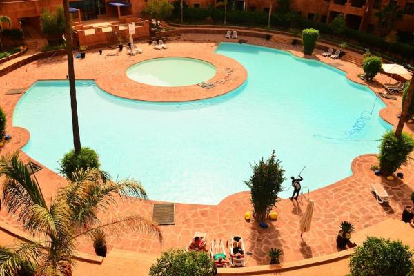 Na fotografii je vidět objekt Oasis aux Palmeraies à Marrakech nacházející se ve městě Marakéš.