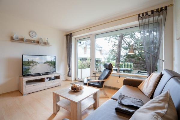 Na fotografii je vidět objekt _DKK1e_ Ferienwohnung Seepferdchen nacházející se ve městě Niendorf.