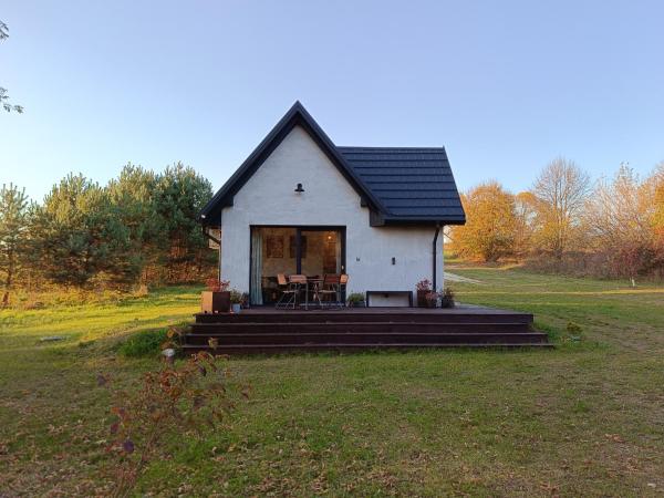 Na fotografii je vidět objekt Domki na polance nacházející se ve městě Krzywe.