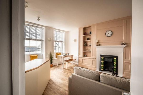 写真にはエクセター市にあるStylish and bright City Centre apartmentが写っています。