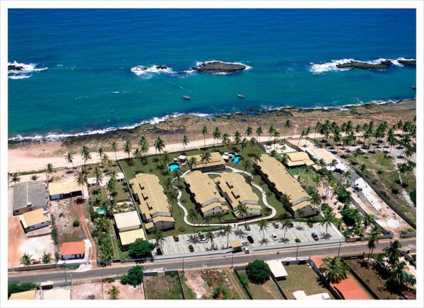 A la foto es mostra l'objecte Duplex Arembepe, beira mar, piscina i wifi situat a la ciutat de Camaçari.