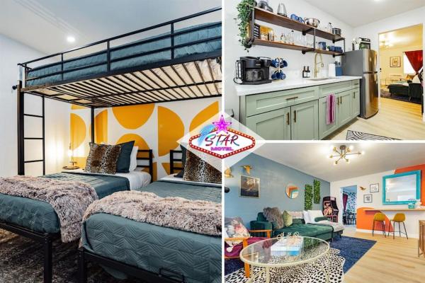 Near Strip 1BR Oasis w/ Arcade, Sleeps 6 + WiFi, Las Vegas