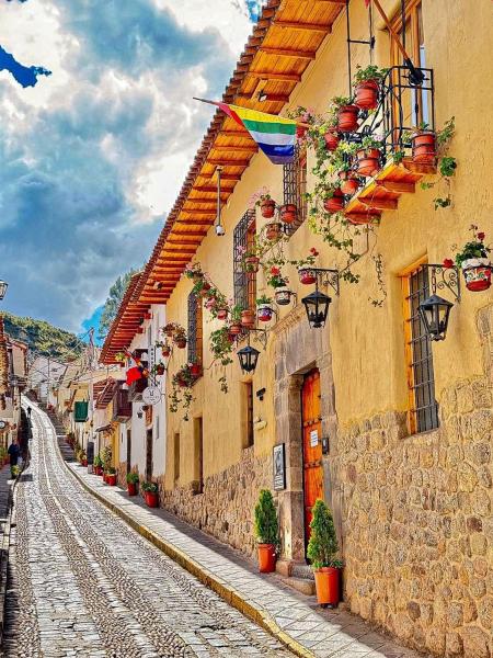 Na fotografii je vidět objekt ARQUEOLOGO Exclusive Boutique Hotel Cusco - Centro Histórico nacházející se ve městě Cuzco.