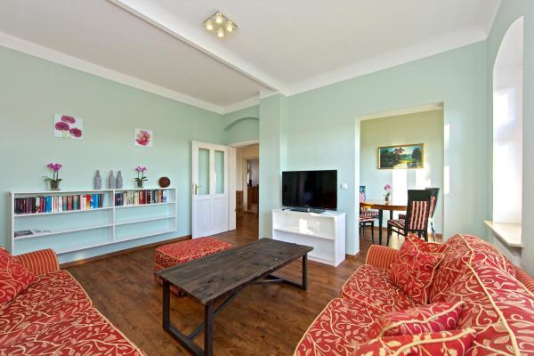 A la foto es mostra l'objecte Ferienwohnung am Blauen Wunder situat a la ciutat de Dresden.