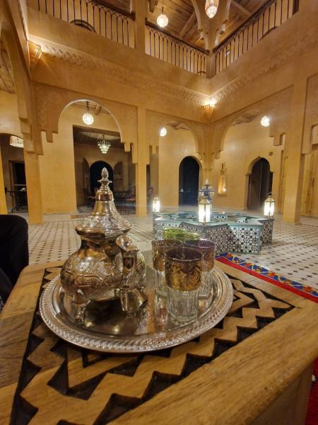 Na fotografii je vidět objekt Hotel Kasbah Riad Amnir nacházející se ve městě Mhamid.