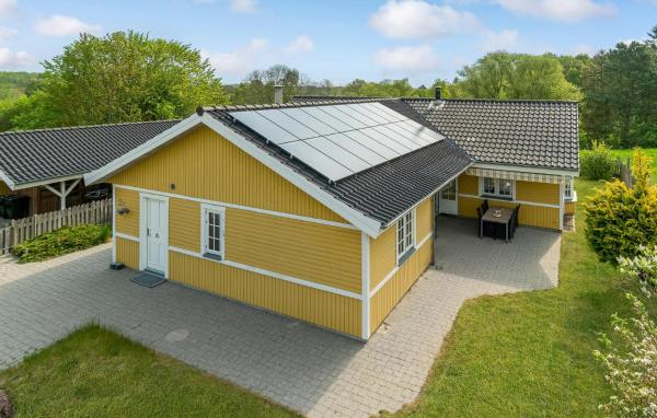 A la foto es mostra l'objecte Pet Friendly Home In Ebeltoft With Wifi situat a la ciutat de Ebeltoft.
