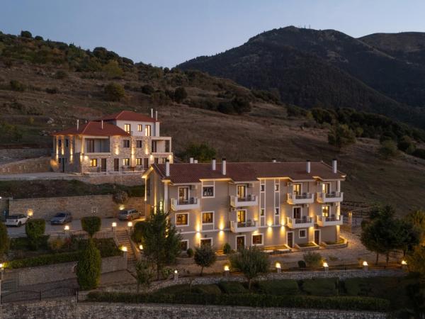 A la foto es mostra l'objecte Anerada Hotel situat a la ciutat de Kalavrita.