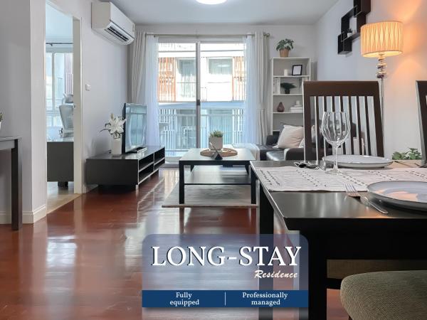 Na fotografii je vidět objekt Spacious 53 SQM - BTS Thong Lo - Ultra Fast WiFi nacházející se ve městě Khlong Toei.