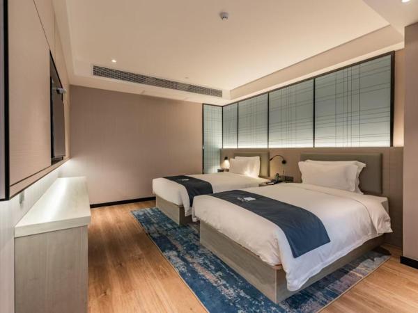 På billedet ses objektet Echarm Hotel Yunmeng Mengze Lake Branch beliggende i byen Xiaogan.