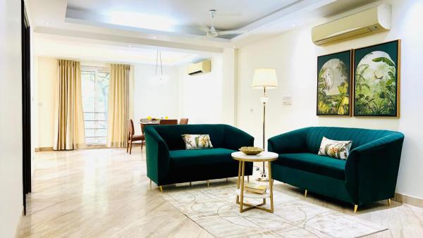 På billedet ses objektet Olive Serviced Apartments - New Friends Colony beliggende i byen Okhla.