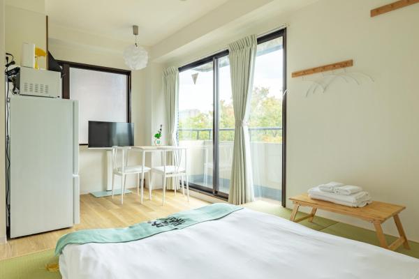 Auf dem Foto ist das Objekt Shinjuku Waseda Haruno B&B in der Stadt Tokio zu sehen.